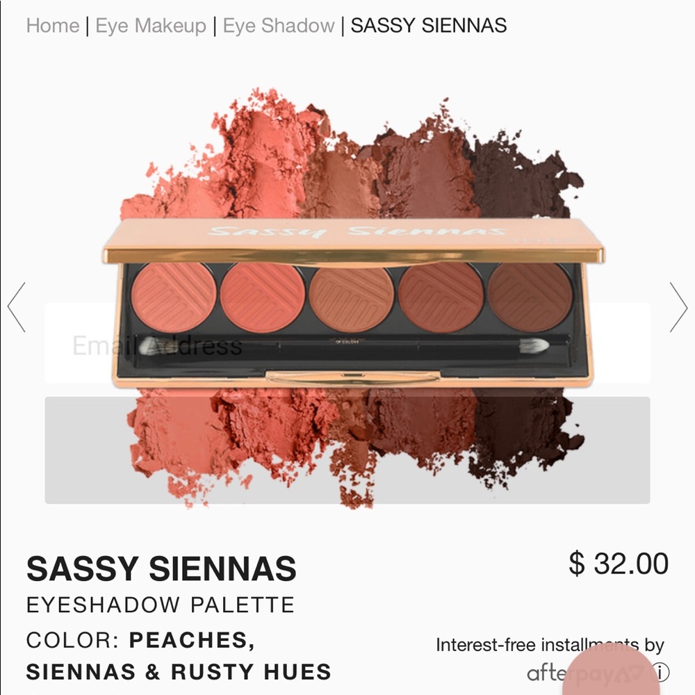 Eyeshadow pallet